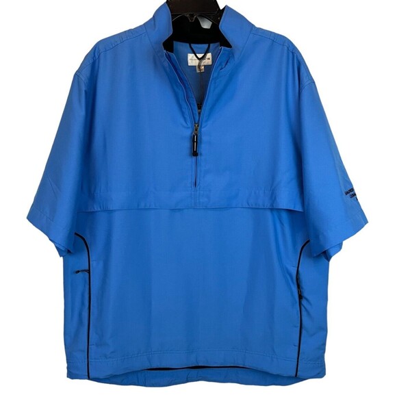 Cutter & Buck Golf Jacket  Mens L  NWT $98  WindTek Vented Pullover Partial Zip - Picture 1 of 12